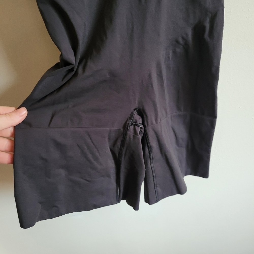 Spanx Shapewear One Piece Tank Top Shorts Black Compression 1X - Picture 2 of 13